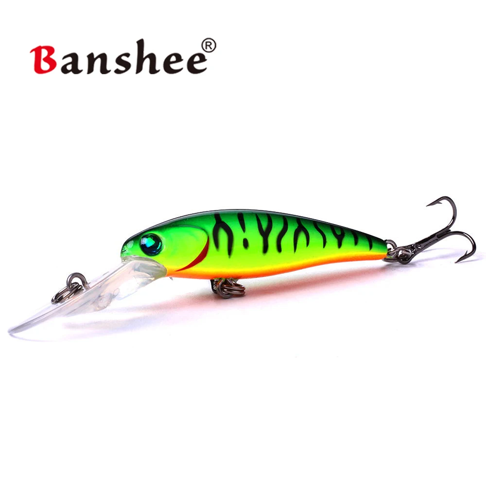 Banshee 50 мм 3,5 г 3D воблер с глазками приманка для окуня CDNA2 жесткая приманка для окуня плавающая маленькая Джеркбейт гольян кренкбейт - Цвет: Firetiger