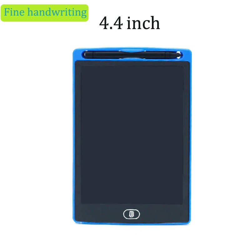 blue 4.4 inch 8,5 ''портативный Смарт ЖК-планшет для письма, рисования, электронный блокнот, графическая плата со стилусом, ручка с батареей, подарок для детей - Цвет: blue 4.4 inch