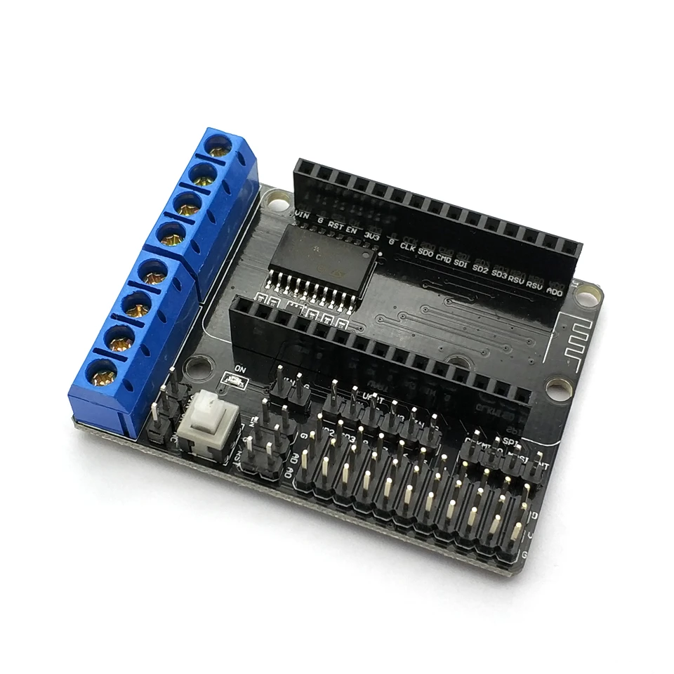 NodeMCU щит для платы двигателя L293D телефона от ESP8266 Esp 12E Kit Diy Rc Toy Wifi Smart Car Remote Control|board