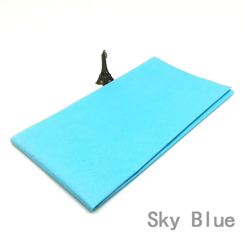 Skyblue-B13 50 листов/мешок DIY Материал 50*50 см папиросная бумага Цветочная оберточная бумага украшение дома праздничные вечерние упаковочные бумаги - Цвет: Skyblue-B13
