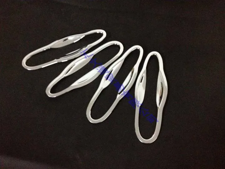 For Jeep Cherokee Limited 2015-2018 Car Styling Accessories ABS Chrome Door Handle Bowl Cover Cup Cavity Trim 2016 2017 | Автомобили и