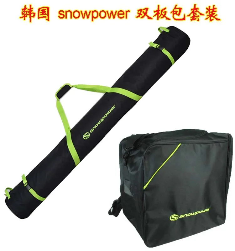 Корейская посылка с двойной доской для лыжного костюма сумка снежной обуви |