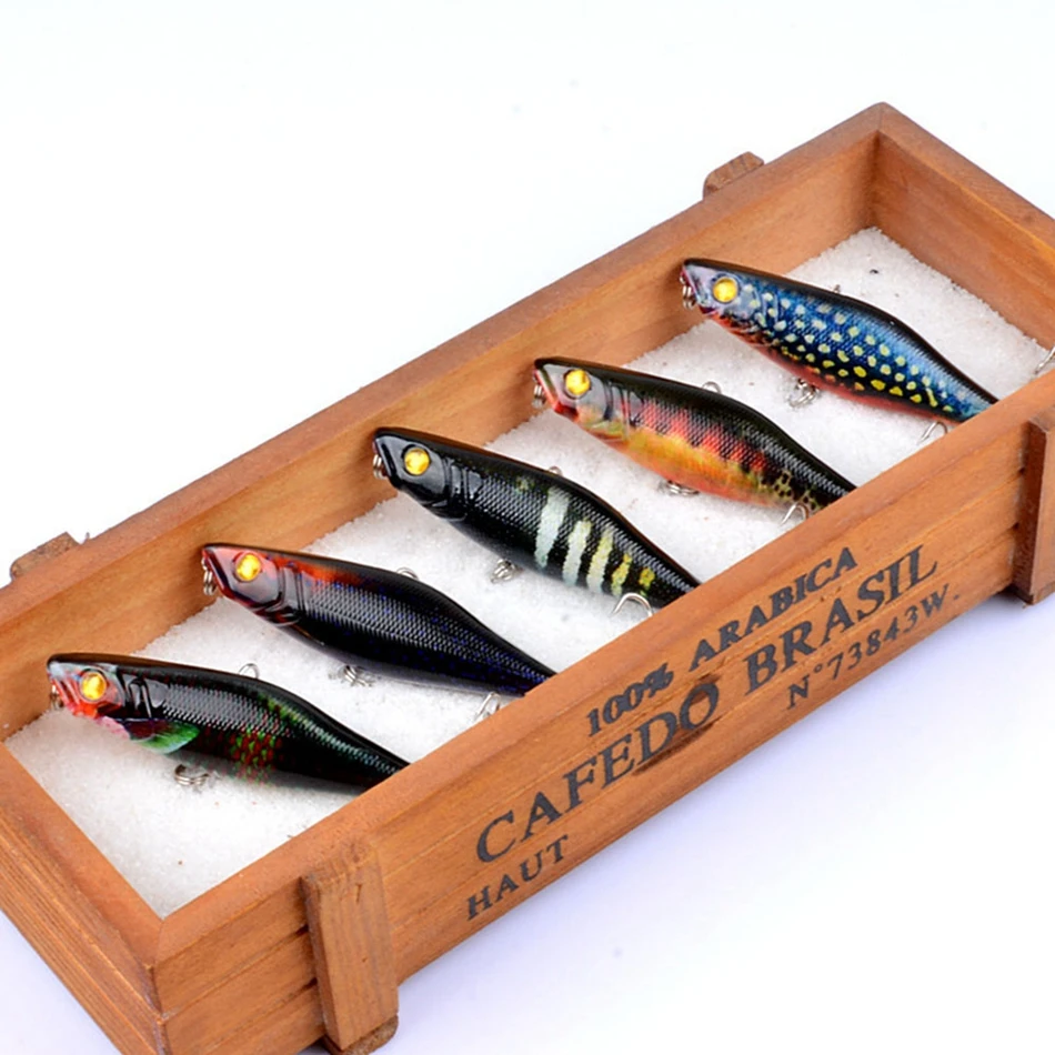 East Rain 7 5 см 5g окрашенные Topwater приманка для пресноводные морские рыболовные поппер