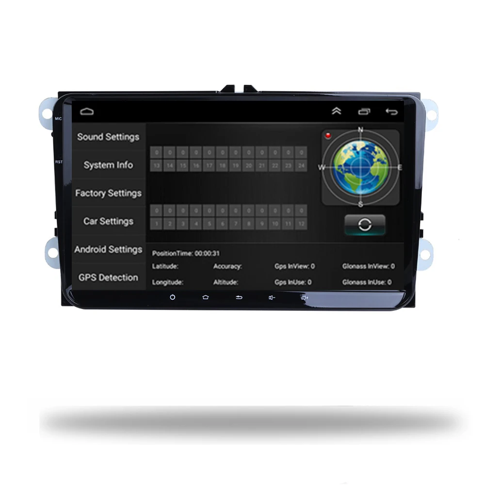 Android 8,1 автомобильный Радио Стерео gps универсальный для Volkswagen Passat CC Golf B6 B7 Tiguan Polo Skoda Octavia Seat Leon автомобильный