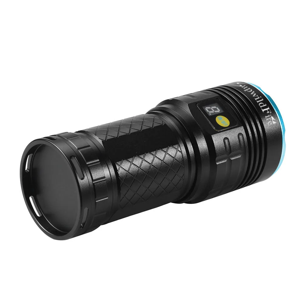 SupwildFire 18 xXM-L T6 светодиодный Мощный фонарик цифровой Дисплей Охота фонарик светодиодный факел лиходарка ручной Linterna Фонарик светодиодный налобный фонарь