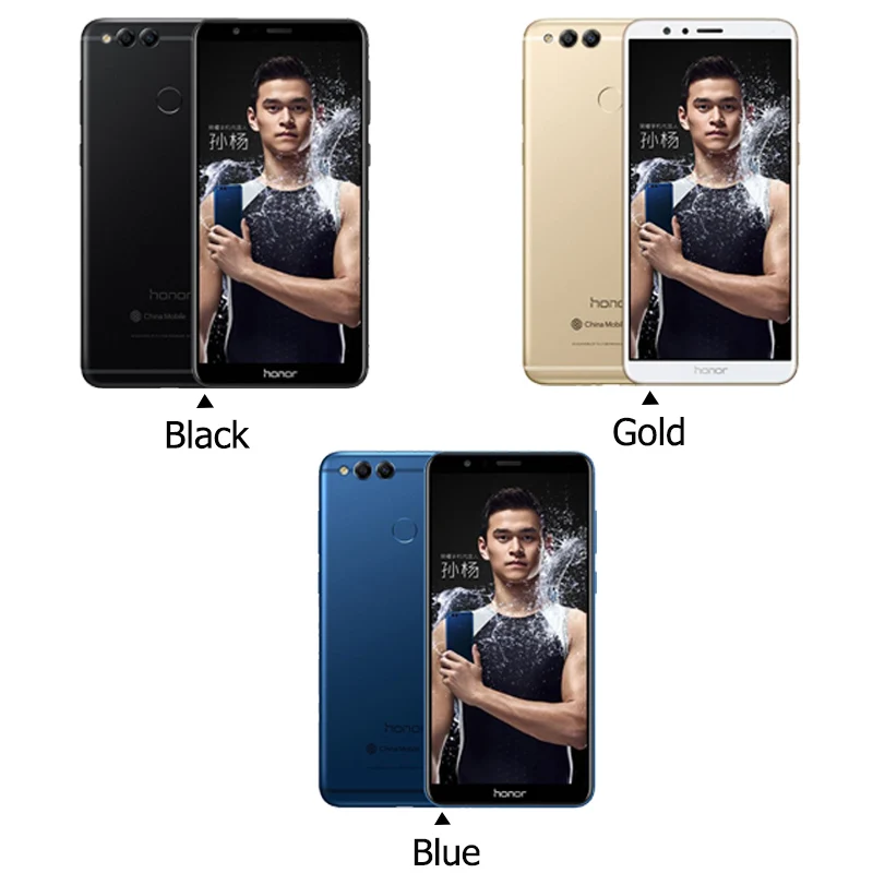 Global ROM Huawei Honor 7X 4G 64G b7 Original Mobile Phone Octa Core Dual Rear Camera 3340mAh 5.93 inch 2160*1080P Fingerprint | Мобильные