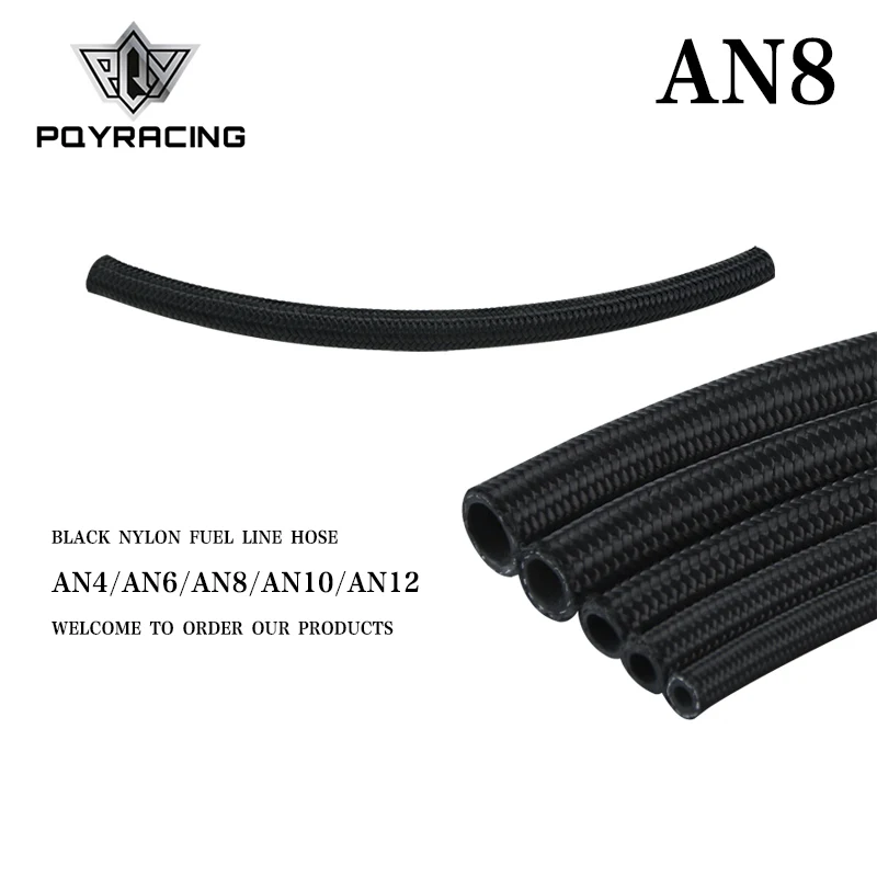 PQY 8 AN Pro Lite Black Racing Hose Топливопровод 350 PSI 0 3 M PQY7313 1|Шланги и зажимы| |