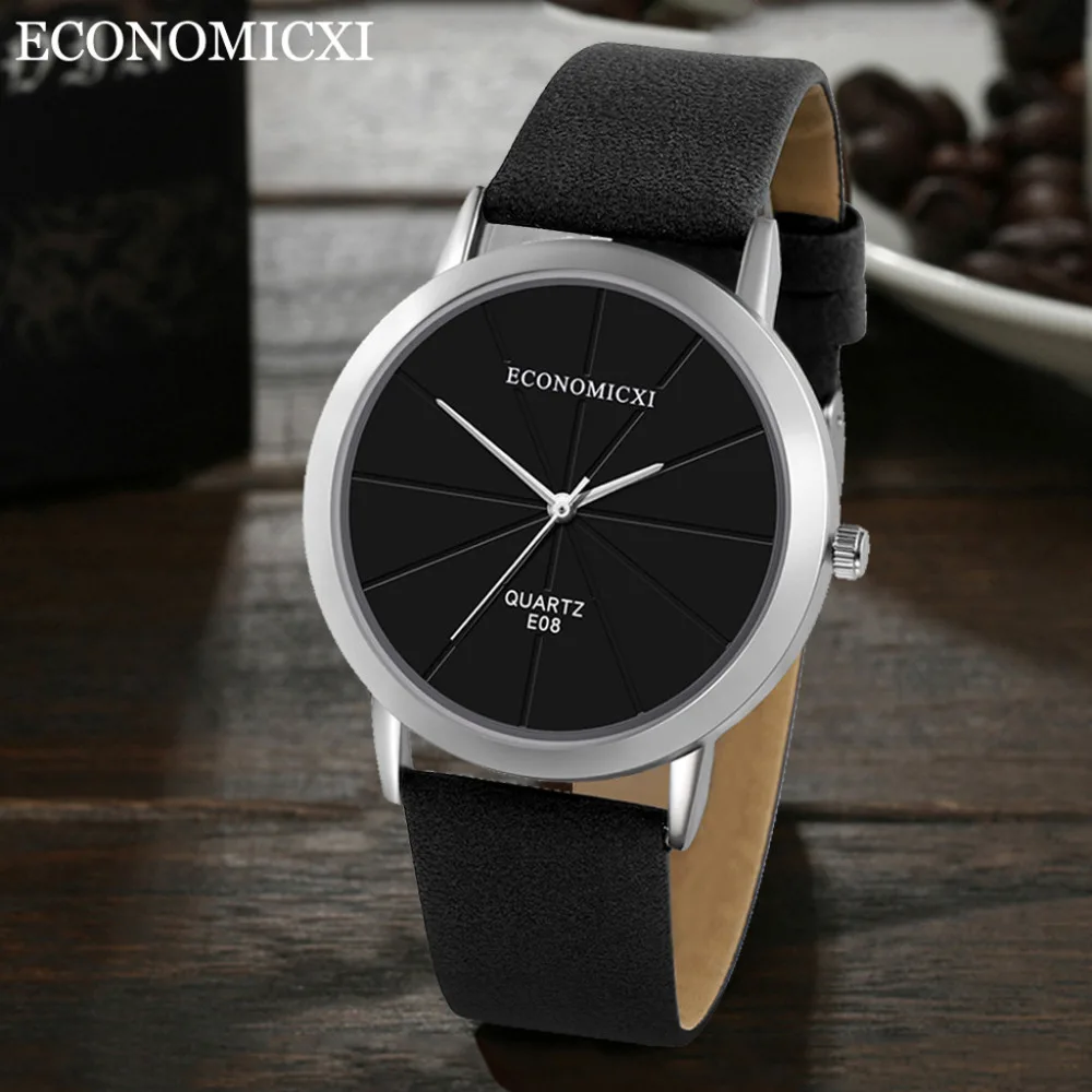 Часы наручные Montre Femme Luxe женские кварцевые с римскими цифрами и кожаным