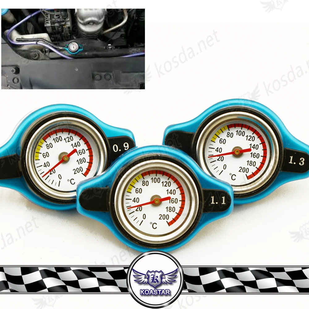 Гоночная алюминиевая термостойкая Крышка Радиатора Датчик температуры воды 1