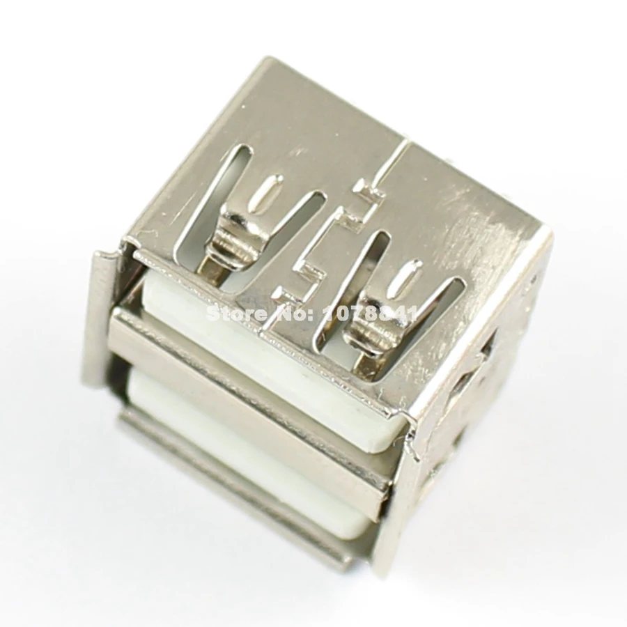 10 шт в упаковке новая Dual USB 2 0 Женский Тип 8 Pin разъем печатной платы 180 градусов