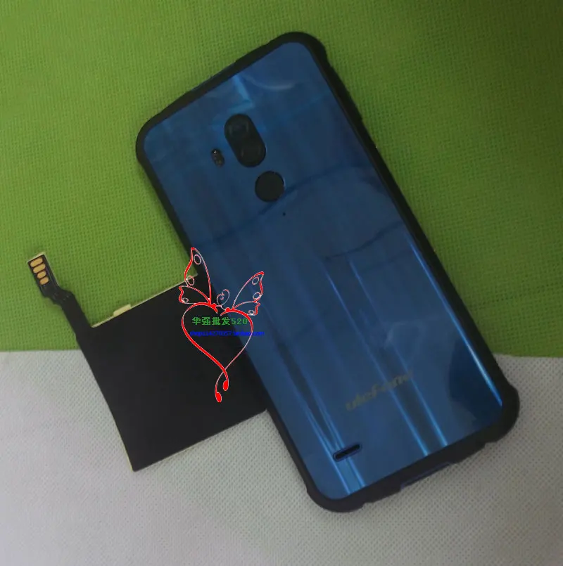 Темно-синий Ulefone Armor 5 чехол для задней батареи+ объектив камеры для Ulefone Armor 5 MT6763 Octa Core - Цвет: Темно-синий