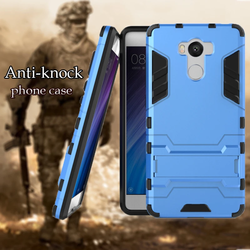 Xiaomi redmi 4 антидетонационные чехол пк и тпу Гибридный Противоударный Броня телефон