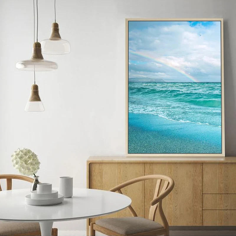 Diy digital painting sea realistic landscape decoration adult hand-painted decompression | Дом и сад