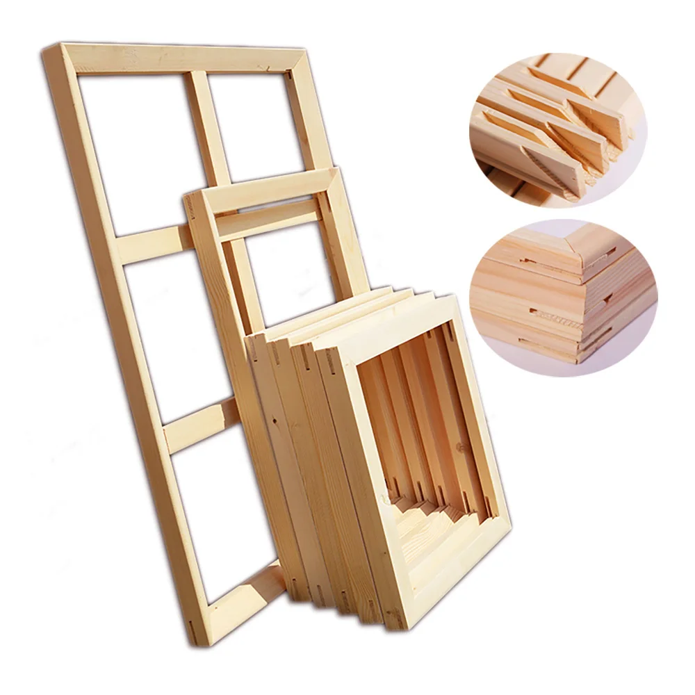 DIY твердые рамки для картины на холсте Деревянные художественные Рамки картин из
