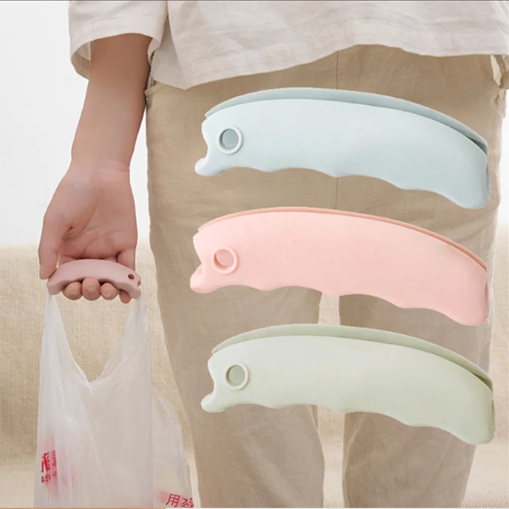 1Pc Convenient One Trip Grip Shopping Grocery Bag Grips Holder Handle Carrier Tool D Shape For Lock Labor Save | Дом и сад