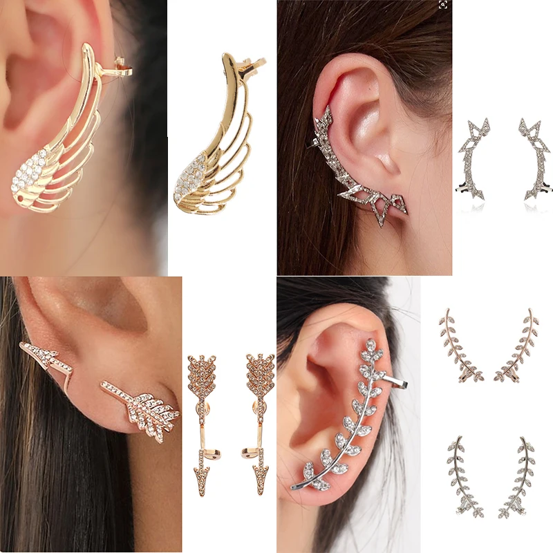 Женские серьги в форме сердца Brincos Aros из цинкового сплава с клипсой богемном