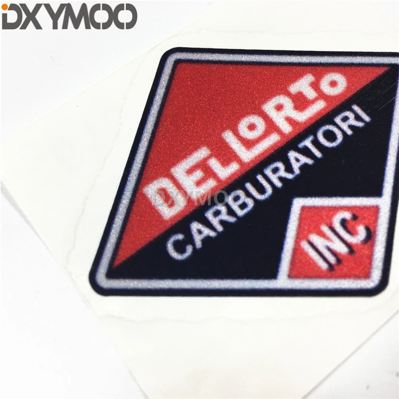 2 шт. мотоциклетный шлем мотоцикл автомобиля Стикеры наклейки для VESPA Dellorto Винтаж