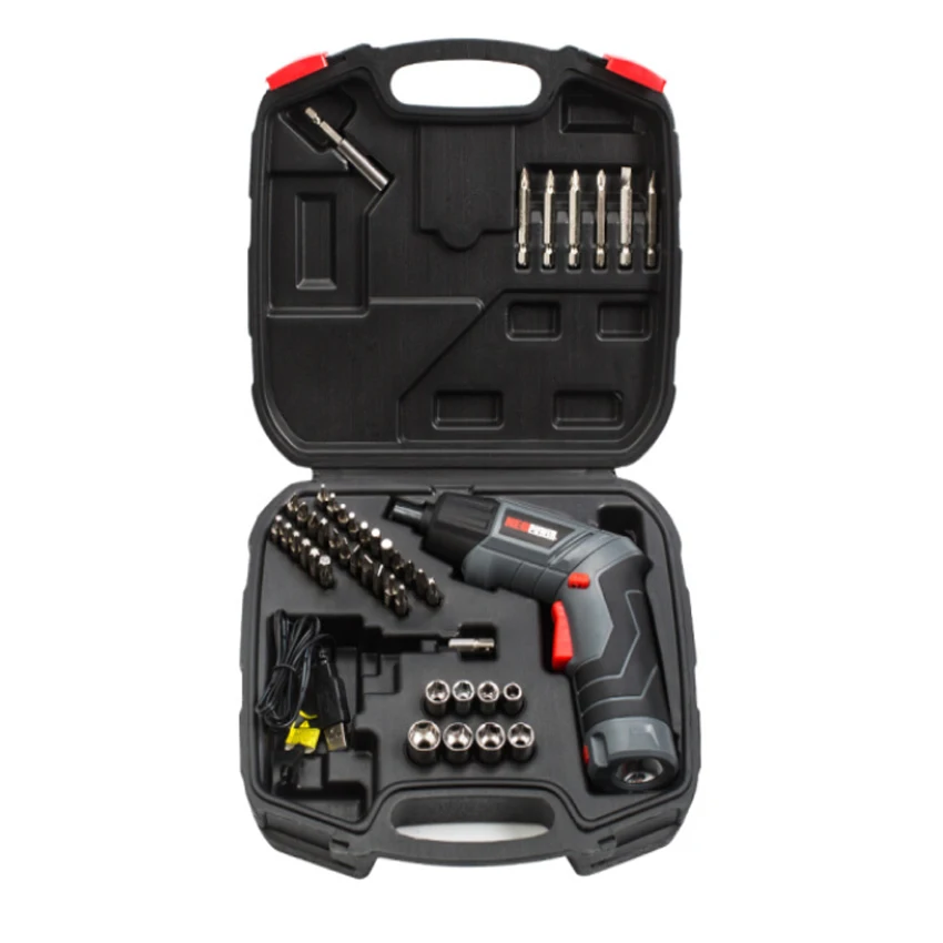 Дешевый литиевый электрический отвертка перезаряжаемый 3,6 В бытовые инструменты ручная дрель маленький пакет для винтов.