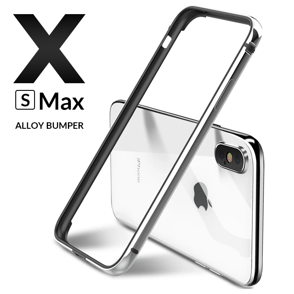 Роскошный металлический бампер для iPhone X XR XS 11 Pro Max алюминиевый ультратонкие