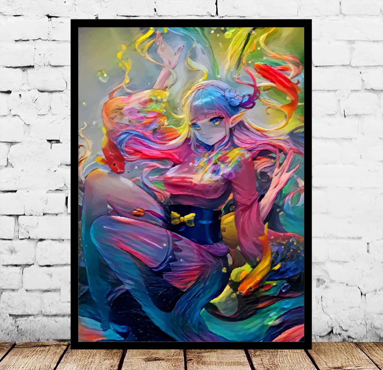 Diana Cavendish Dracula Edward Elric Emilia tan My Fairy END Eren and Levi Escanor Japan Anime Poster NoFrame | Дом и сад