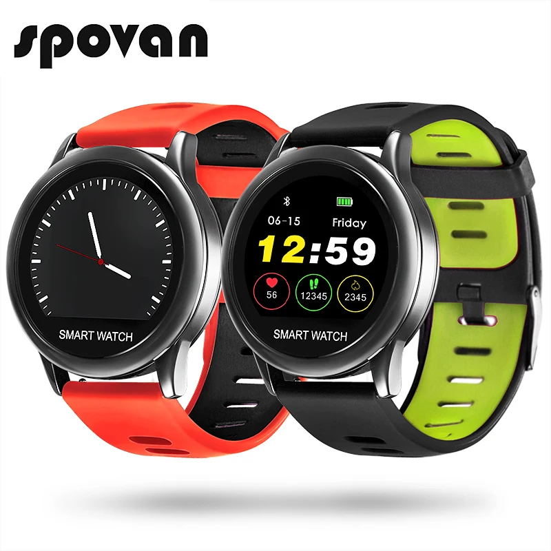 SPOVAN Smart Watch with Touch Screen Bluetooth APP. chargeable watches.Heart rate. Large capacity battery. VENUS | Электроника