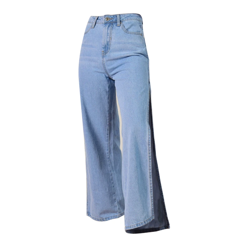 Light Blue Летние прямые женские Джинсы бойфренда для женщин джинсовые брюки мама Джинсы женские с высокой талией обтягивающие джинсы с кроем для женщин брюки - Цвет: Light Blue