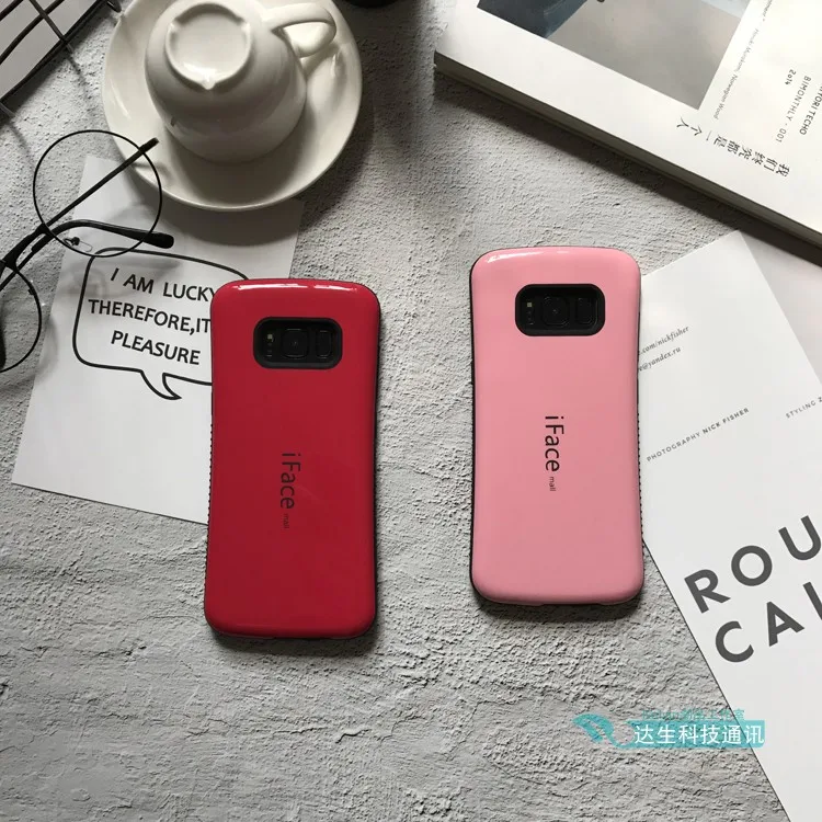 iFace Mall For Samsung Note 8 Galaxy S6 S7 S8 S9 plus case Back Cover Luxury Silicone Coque for 9 Case |
