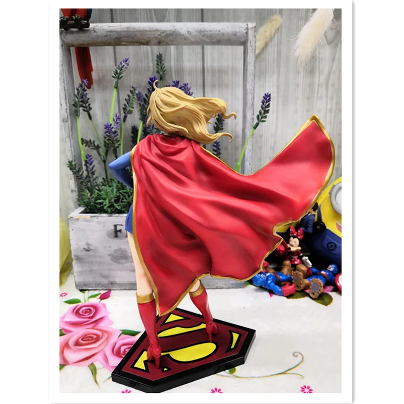 2018 Горячая Аниме Фигурка 21 см DC Comics Bishoujo статуя Супергерл возвращается