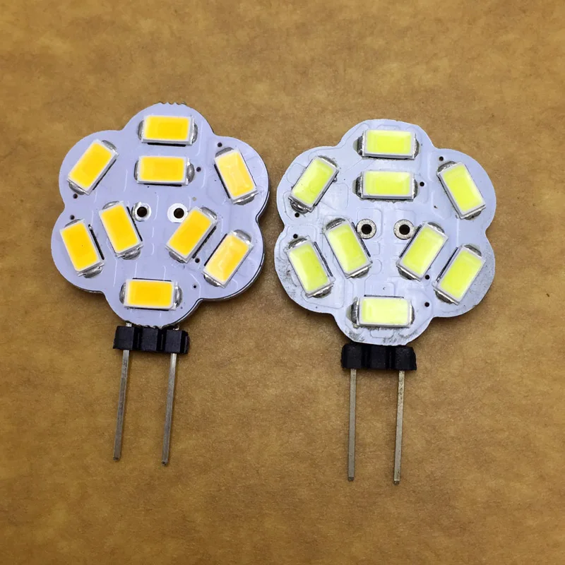 Светодиод G4 Base Marine RV 9/12 светодиодов 5730 SMD 2 Вт 3 двухконтактная Светодиодная