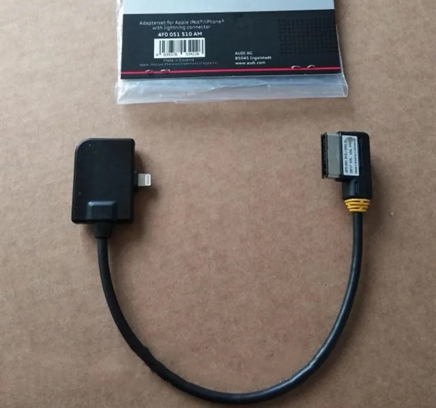 Кабель адаптер для Apple 5 6 7 8 APPLE ipod iphone с разъемом освещения AMI Audi A4 A5 A6 A7 A8 Q3 Q5 Q7 VW PASSAT