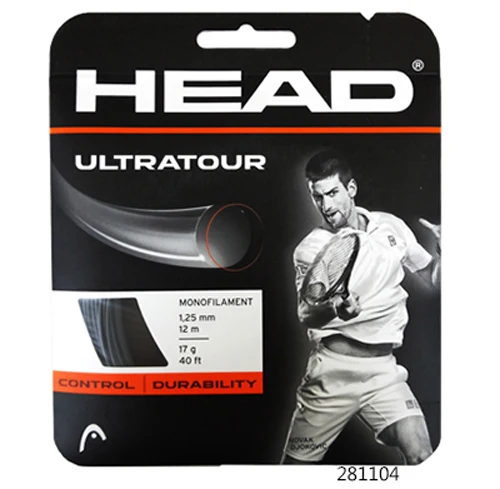 ULTRATOUR Black 1.25 Головка струна для теннисной ракетки полиэстер Теннисная ракетка линия 12 м 1,25 мм 1,3 мм Теннисная ракетка линия Tenis профессиональная линия контроль мощности грубая - Цвет: ULTRATOUR Black 1.25