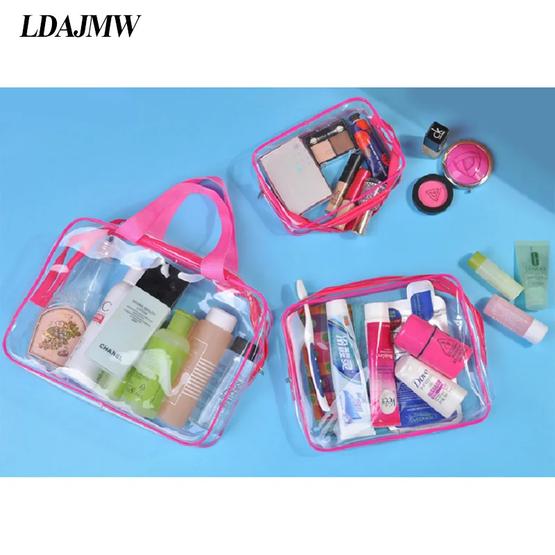 LDAJMW 3 шт./компл. высококачественные водонепроницаемые ПВХ косметические сумки