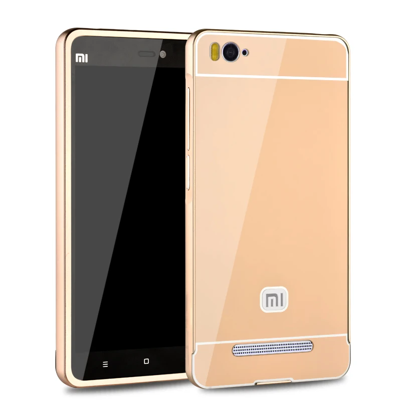 Чехол для xiaomi mi4c новый чехол Xiaomi mi 4i алюминиевая металлическая рамка акриловый 4c
