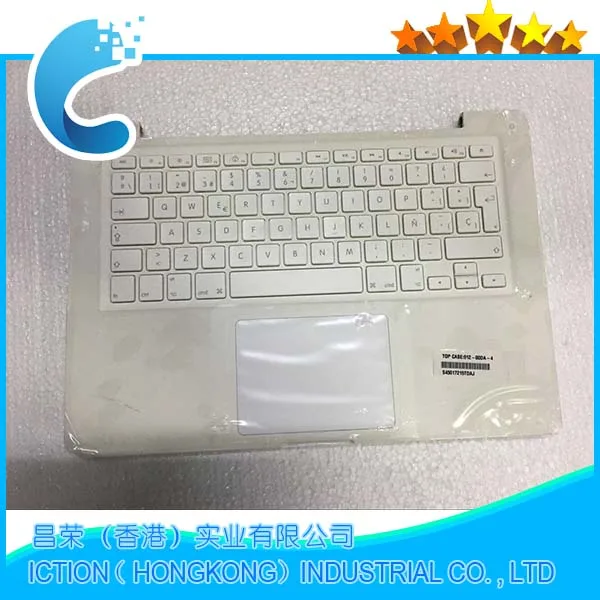 Оригинальный чехол A1342 с SP Spainsh клавиатурой для MacBook верхний испанской тачпадом 2009
