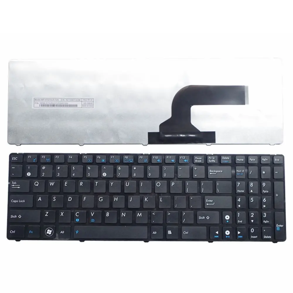 Клавиатура для ноутбука ASUS G72 X53 X54H k53 A53 A52J K52N G51V G53 N53T X55VD N73S N73J P53S X53S X75V B53J UL50 черная
