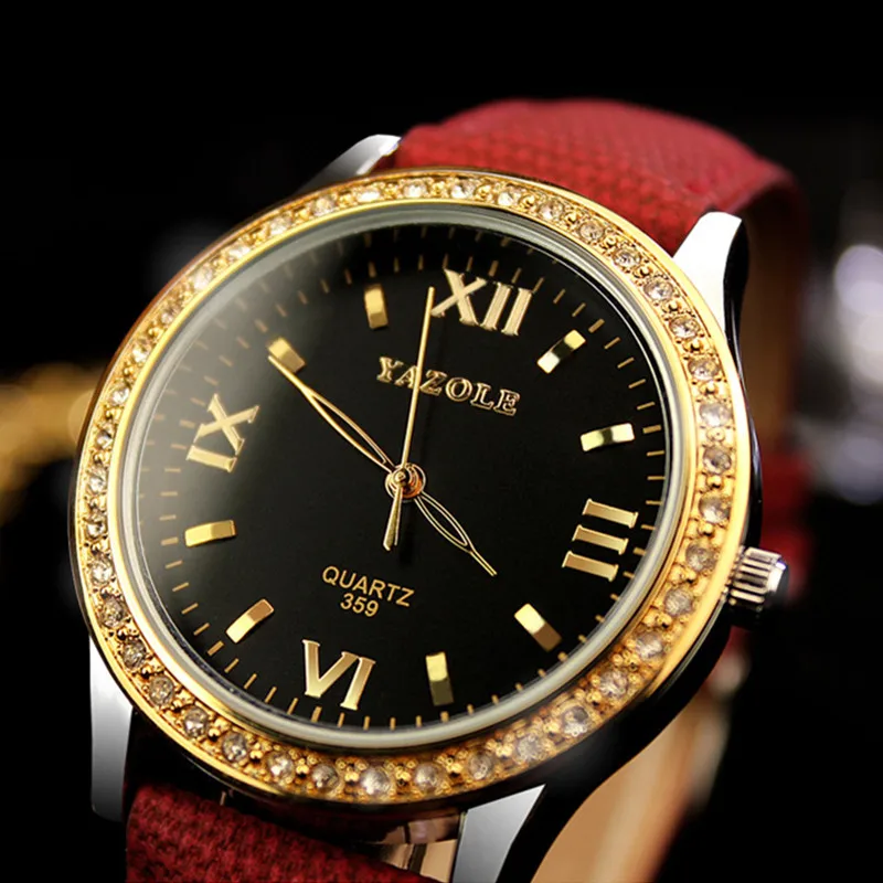 

YAZOLE Brand Luxury Diamond Watch Fashion Gold Watch Women Watches Ladies Quartz Watch Lady Hour montre femme relogio feminino