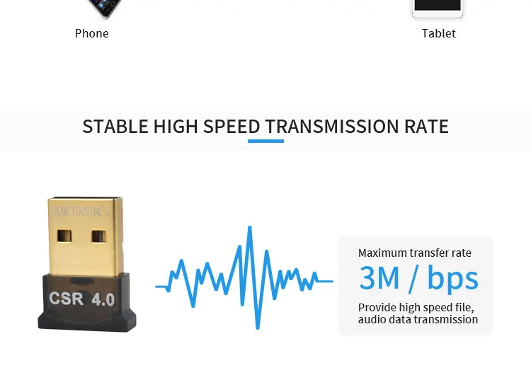 Мини USB Bluetooth 4,0 адаптер для компьютера ПК беспроводной аудиоресивер bluetooth-заглушки для Windows 10, 8, 7, Vista XP 32/64