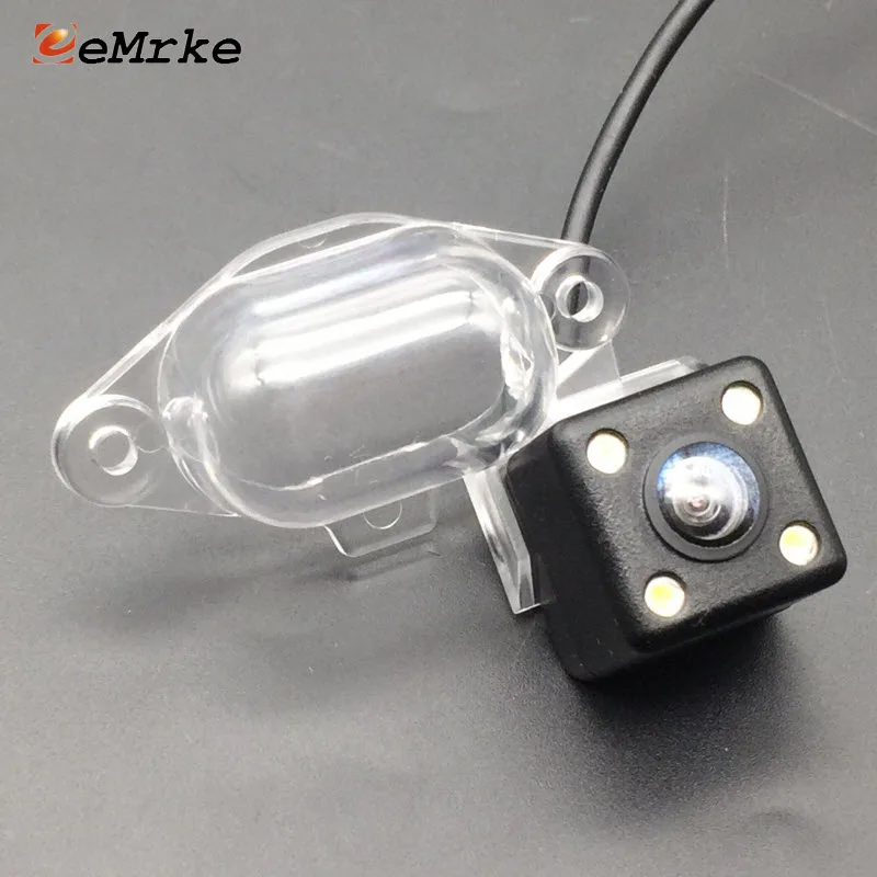 EEMRKE 4 LED Автомобильная камера HD CCD Ночное Видение заднего вида парковочная для Nissan