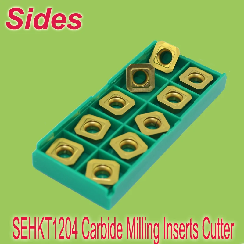 

Free Shiping SEHT1204 Changeable Durable Coating Carbide Milling Inserts for KM12 Cutter Head