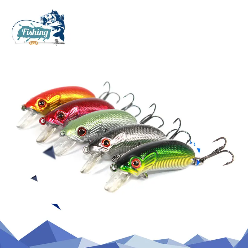 1 шт. приманка для рыбалки Minnow Тонущая жесткая арифметические воблеры Crankbait