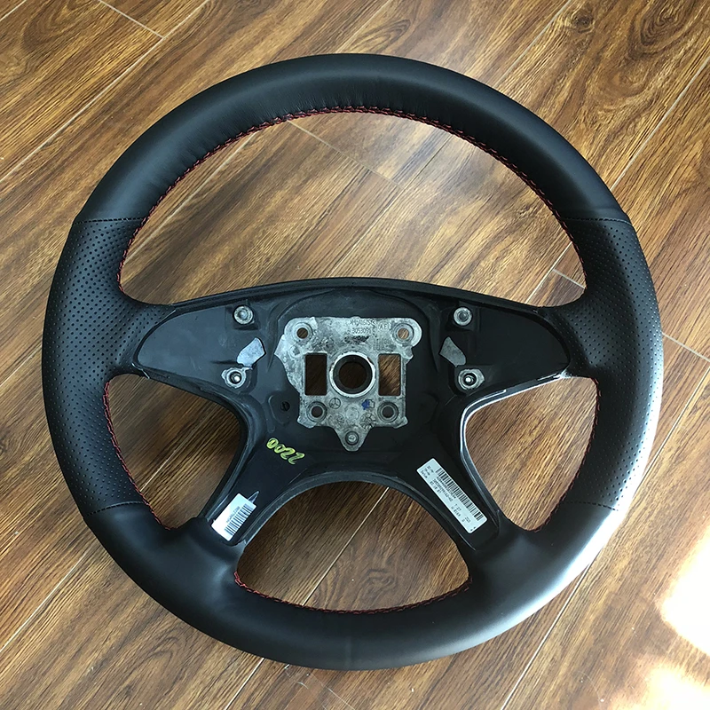 Оплетка руля DIY для Mercedes Benz W204 C Class 2007 2010 C280 C230 C180 C260 C200 C300 оплетка на рулевое