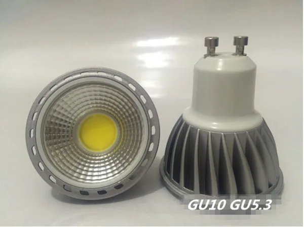 10pcs/lot Dimming 3w 5W 6w E17 E14 E11 E27 Gu5.3 Gu10 Mr16 led cob 12V 110v 220v spotlight lamp cup bulb | Лампы и освещение