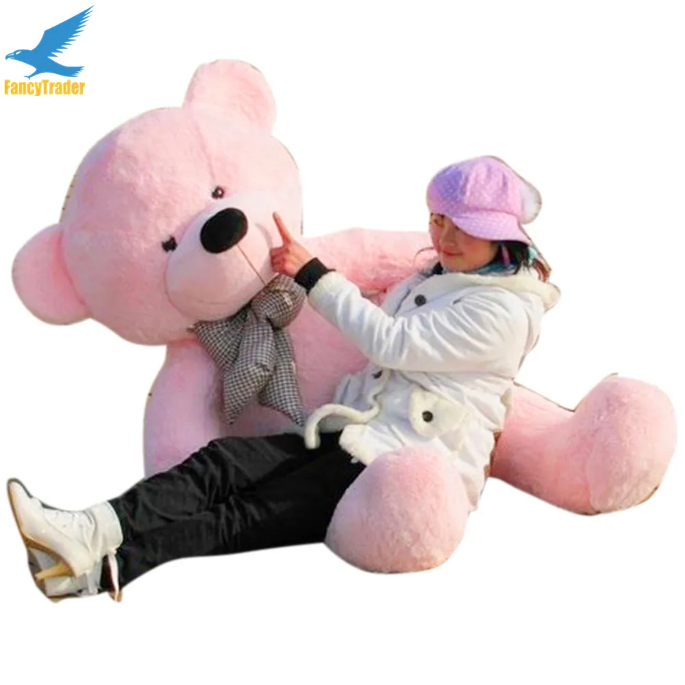 Фото Fancytrader 63 ''розовый цветной гигантский плюшевый с наполнителем Teddy Bear 160 см Бесплатная доставка 4 цвета в наличии FT90059 №2