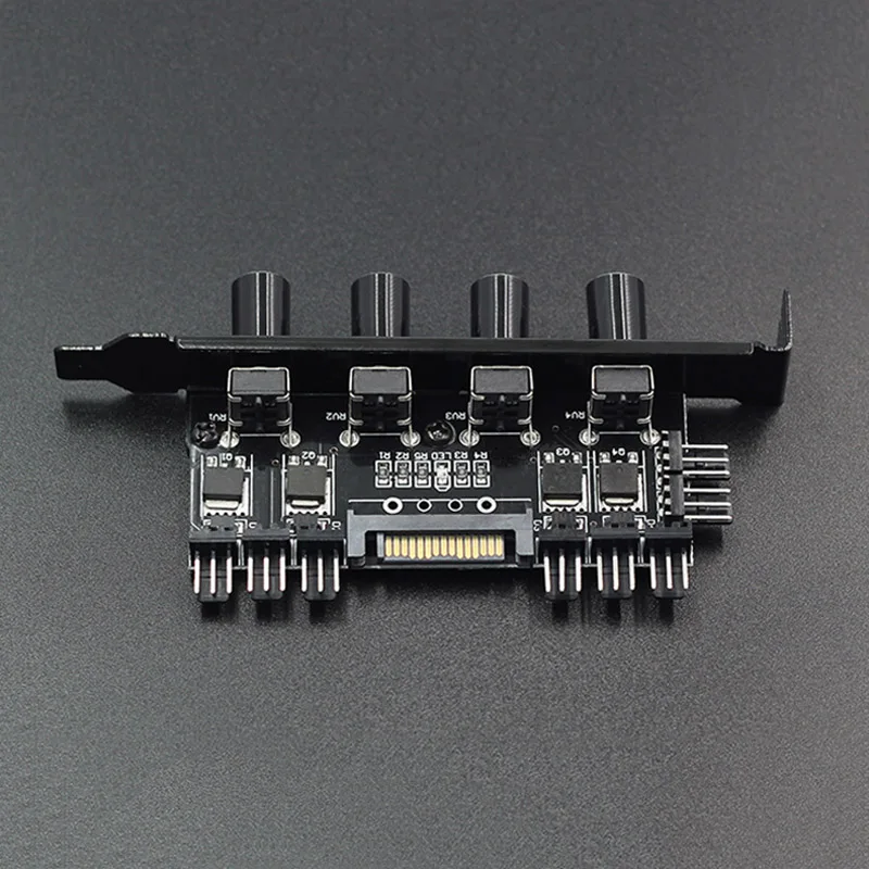 Fan Hub Speed Controller Regulator 8 Way 4 Knot Speeder for Computer Case @JH | Fans &amp Cooling