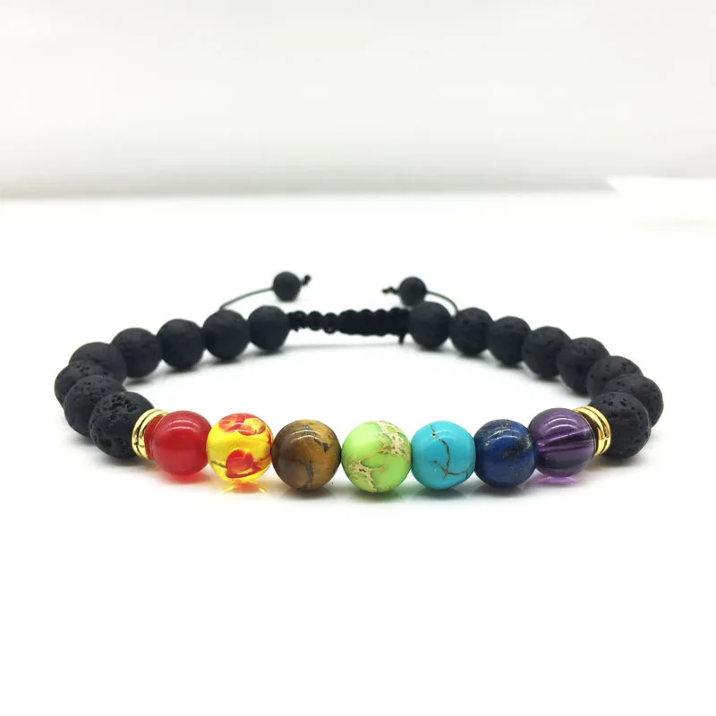 7 Чакра эфирное масло диффузор браслет|essential oil diffuser bracelet|diffuser braceletoil bracelet |
