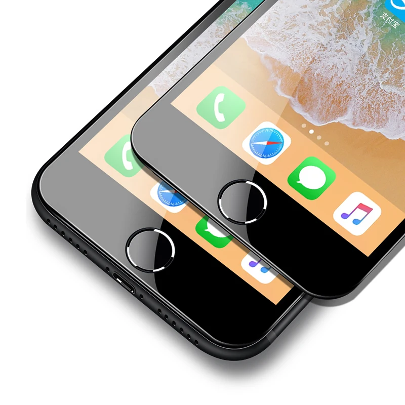 9D Защитное стекло для iPhone 6 6S 7 8 plus X на iphone R XS MAX защита экрана XR|Защитные стёкла и
