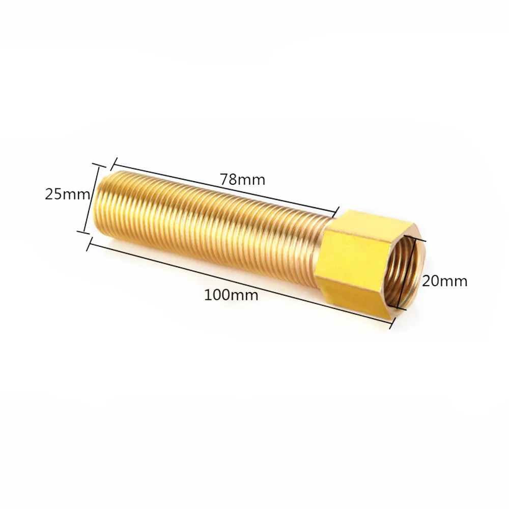 

Brass Fitting 1/2" BSP Male to Female change Coupler straight in Connector Adapter 28mm 40mm 50mm 70mm 100mm length