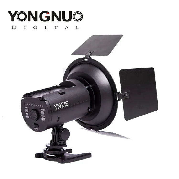 Yongnuo YN216 Pro LED Studio Video Light with 4 Color Plates for Camcorder DSLR + NP-F750 Battery Charger CD30 | Электроника