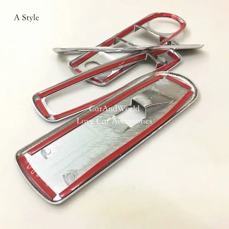 Для Renault Captur- крышка дверного оконного переключателя внутренний подлокотник панель отделка хромированные детали из АБС автомобиль Стайлинг Аксессуары