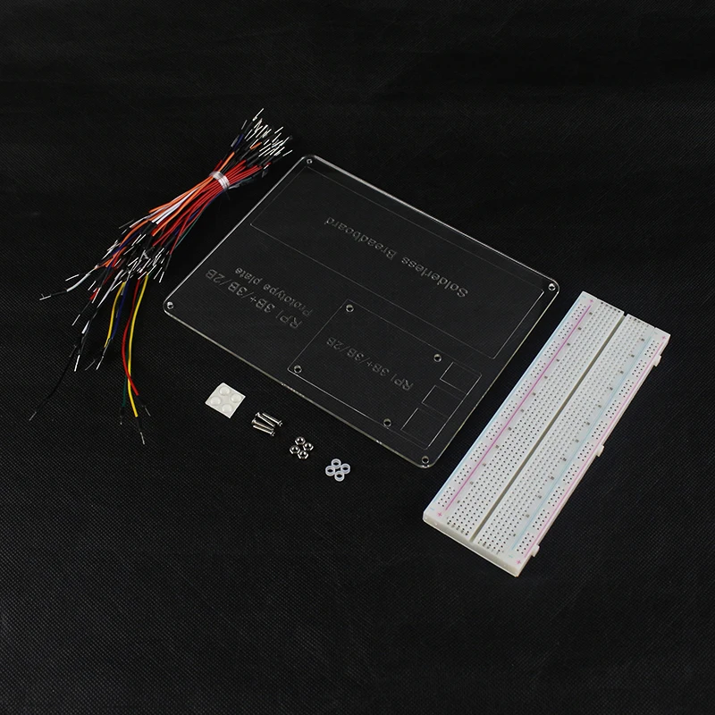 Raspberry Pi 4B/3B +/3B монтажная плата Прототип Эксперимент пластина акриловая доска + MB 102